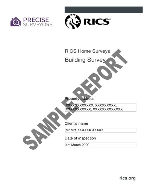 Fillable Online 7 Building Survey Templates In Pdfdoc Fax Email Print