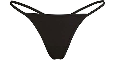 Skims Fits Everybody T String Thong In Black Lyst