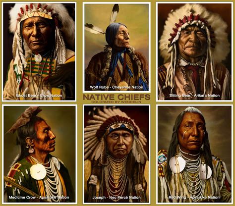 Native Chiefs Native American Pictures Native American Tribes