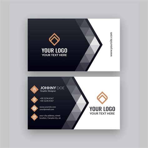 Are you looking for inspiration? Modern Company Visiting Card Template in 2020 | Free ...