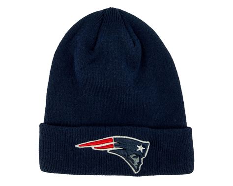 New England Patriots 47 Brand Navy Raised Cuff Knit Winter Hat Adult