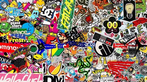 Hypebeast Sticker Bomb Wallpapers Top Free Hypebeast Sticker Bomb