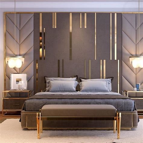 Choosing a glamorous bedroom scheme allows you to be really adventurous with the design. #luxury #furniture #interiordesign #interior #design # ...
