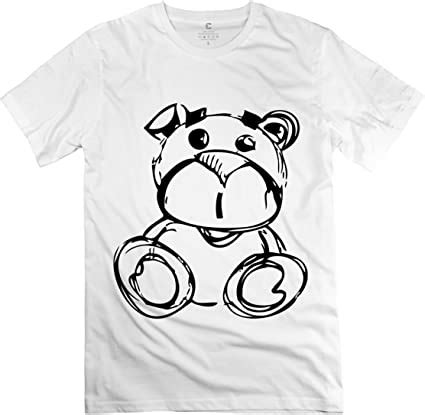 Amazon Com Teddy Bear White T Shirt For Men Xxl Clothing