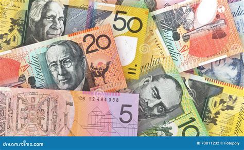 Fondo Del Dollaro Australiano Fotografia Stock Immagine Di Straniero