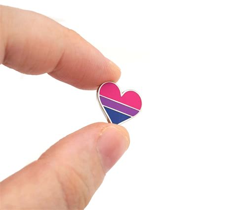Tiny Bisexual Pride Pin Gay Lapel Pin Bisexual Flag Pin Etsy Canada