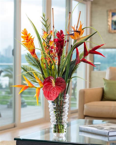 tropical flower arrangements hawaiian flower