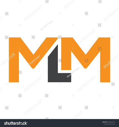 Outstanding Initial Mlm Logo Design Template Stock Vector Royalty Free