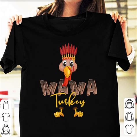premium i m the mama turkey thanksgiving costume christmas mother shirt hoodie sweater