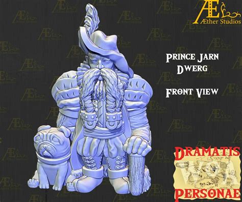 Archivo STL AECAST08 Príncipe Jarn Dwerg Plan de impresión en 3D