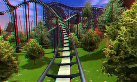3d Roller Coaster 3d Anaglyph Redcyan Glasses Stereo Dailymotion Video