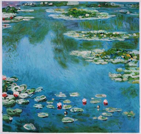 Water Lilies 1906 Claude Monet Hand Painted Oil Etsy Monet Water