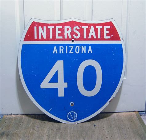 Arizona Interstate 40 Aaroads Shield Gallery
