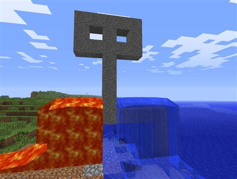 Lava And Water Minecraft Map