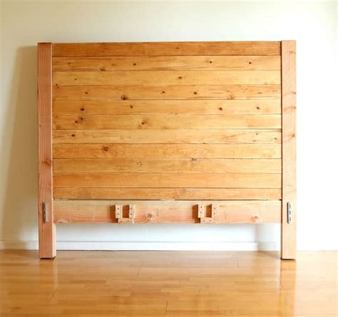 Diy Bed Frame And Wood Headboard A Piece Of Rainbow