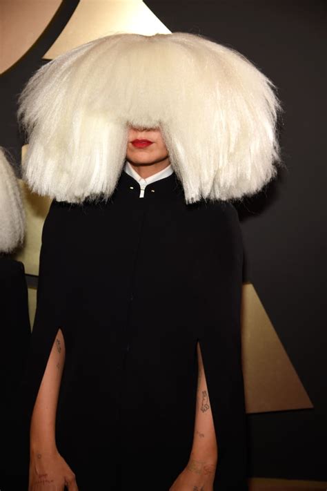Sia Hair And Makeup At The Grammys 2015 Red Carpet Pictures