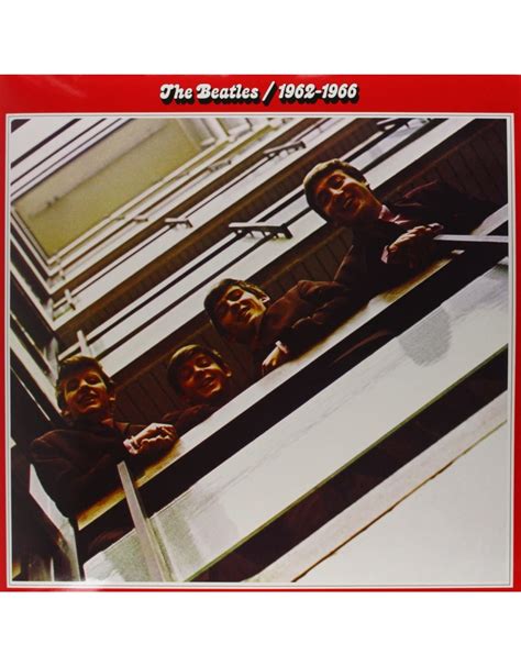 Beatles 1962 1966 Red Album Vinyl Pop Music