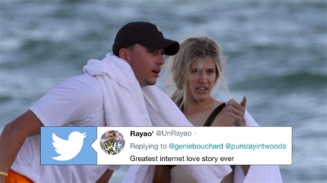 Genie Bouchards Beach Trip With Super Bowl Date Has People Further