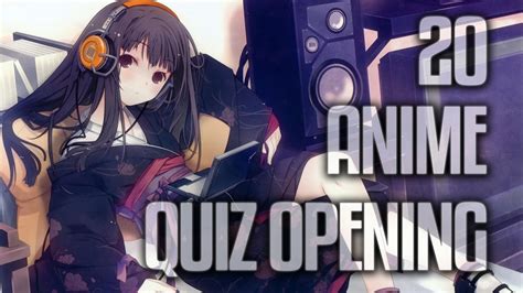 20 Anime Opening Quiz Medium Youtube