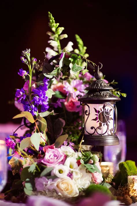 Tangled Themed Centerpiece For A Disney Fairy Tale Wedding Reception