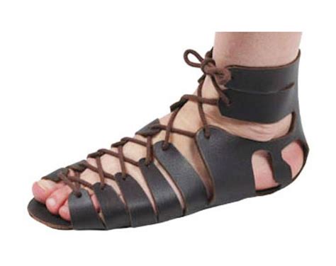 Greek High Gladiator Spartan Sandals Women Men Handmade Strappy Leather Sandals In 2020