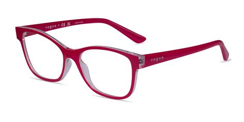 vogue eyewear vo5335 cat eye pink frame glasses for women eyebuydirect