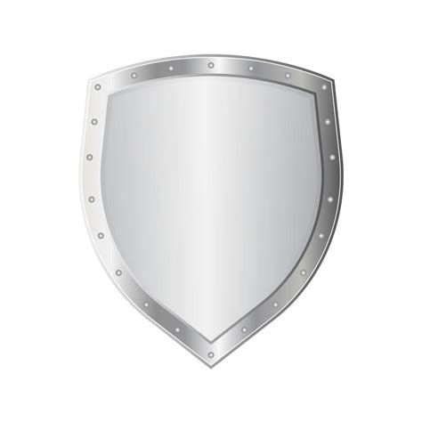 Metal Shield Isolated 1263927 Vector Art At Vecteezy