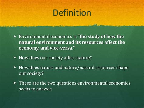 Ppt Environmental Economics Powerpoint Presentation Free Download