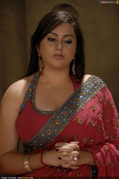 Malayalam Posters Namitha In Beautiful Saree Huge Boobs Exposed