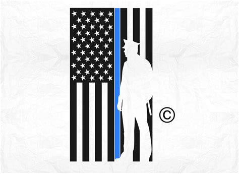 You can download free flags vector in.ai and.eps format. Police thin blue line flag SVG Clipart Cut Files Silhouette