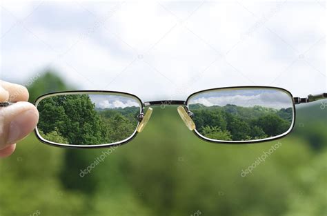 Seeing Nature Through The Glasses — Stock Photo © Grufnar 24952233