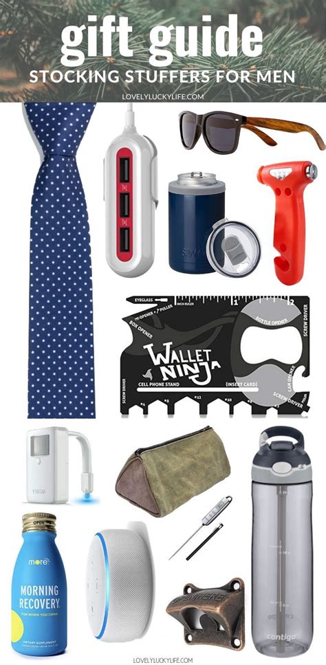 Remember, it's ultimately the thought and the time that counts, not the price tag! 42 Great Christmas Gift Ideas for Him | Stocking stuffers ...