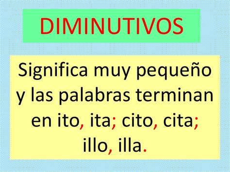 Ortografía Los Diminutivos