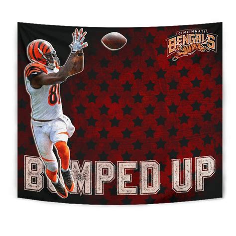 Cincinnati Bengals American Football Team Tapestry Jerome Simpson