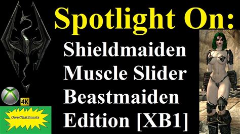 Skyrim SE Mods Spotlight On Shieldmaiden Muscle Slider Beastmaiden