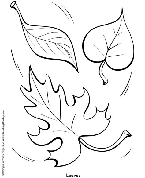 A variety of autumn themed coloring pages and coloring worksheets for children to make while celebrating. Easy Shapes Coloring Pages | Free Printable Fall Leaves ...