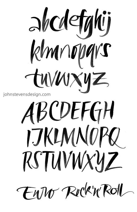 Highlight a character in your document. brush pen - Buscar con Google | Lettering fonts, Hand ...