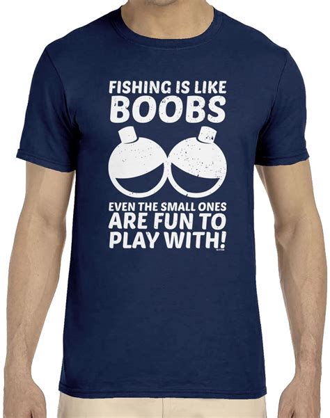 Fishing Is Like Boobs Humor DISTRESSED T Shirt Or Tank Top Etsy