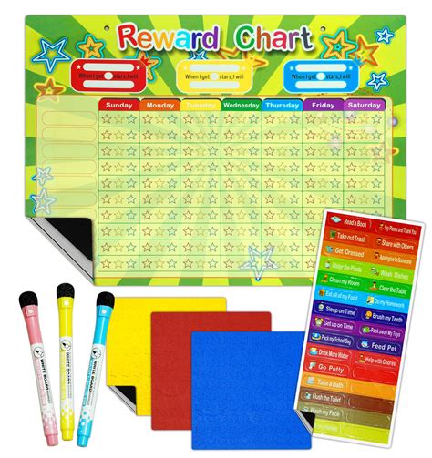 Buy Magnetic Reward Chartmagnetic Chore Chart Good Behaviour Charts