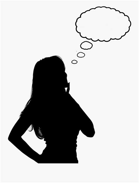 If you're a thinking person, the liver is interesting, but nothing is more intriguing than the brain. Thinking Woman Silhouette - Person Thinking Silhouette Png ...