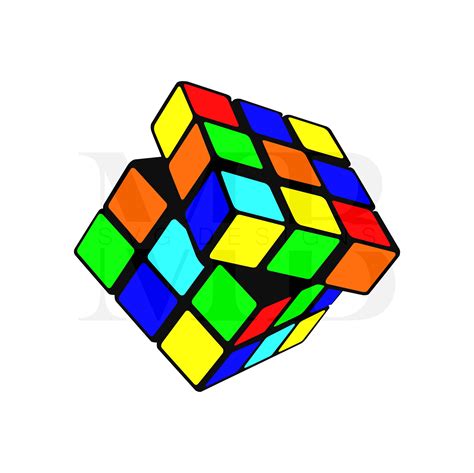 Rubiks Cube Svg File Rubiks Cube Cricut Svg Iron On Digital Etsy