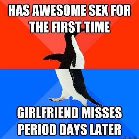 Has Awesome Sex For The First Time Girlfriend Misses Period Days Later