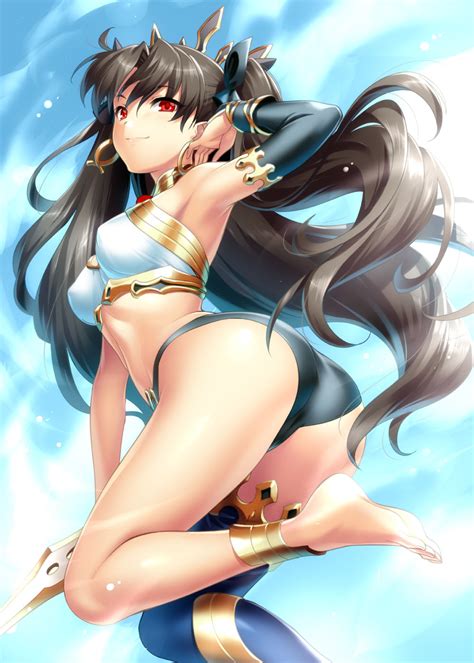 zen ishtar fate fate grand order fate series highres 1girl anklet armlet ass