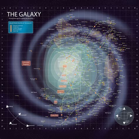 Star Wars Galaxy Map With Bg By Offeye On Deviantart