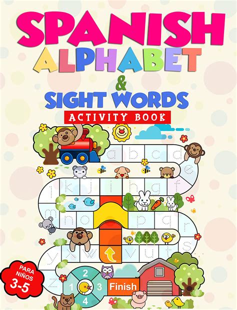 Spanish Alphabet And Sight Words Activity Book Alfabeto Español Y