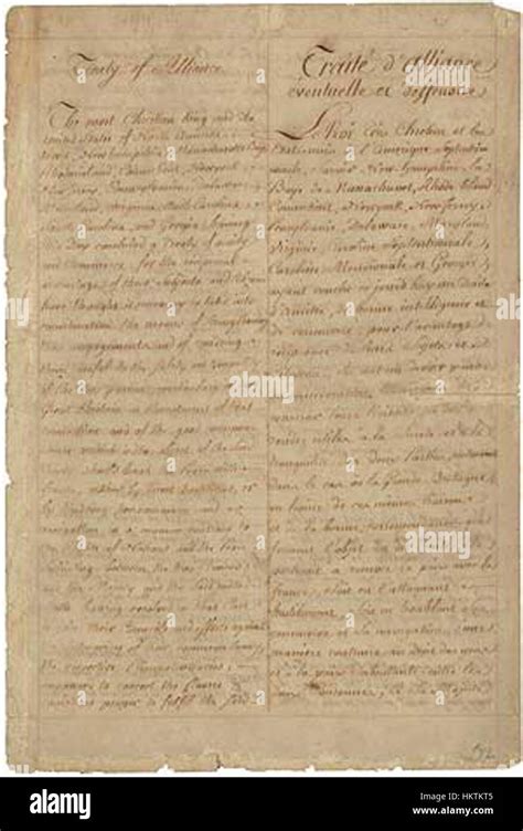 1778 Treaty Hi Res Stock Photography And Images Alamy