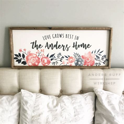 These signs are pretty simple to make (and can be totally a great mini diy wall decor project to add photos of loved ones to your walls. DIY Home Decor for Spring- What Will You Be Making?