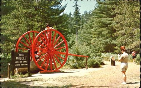 Logging Wheels Hartwick Pines State Park Grayling Mi