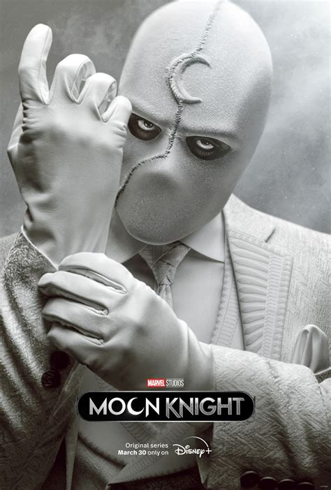 Mr Knight Costume Shown Up Close In Moon Knight Poster