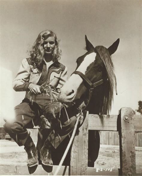 Thirty Miles Out Veronica Lake Vintage Cowgirl Western Photo